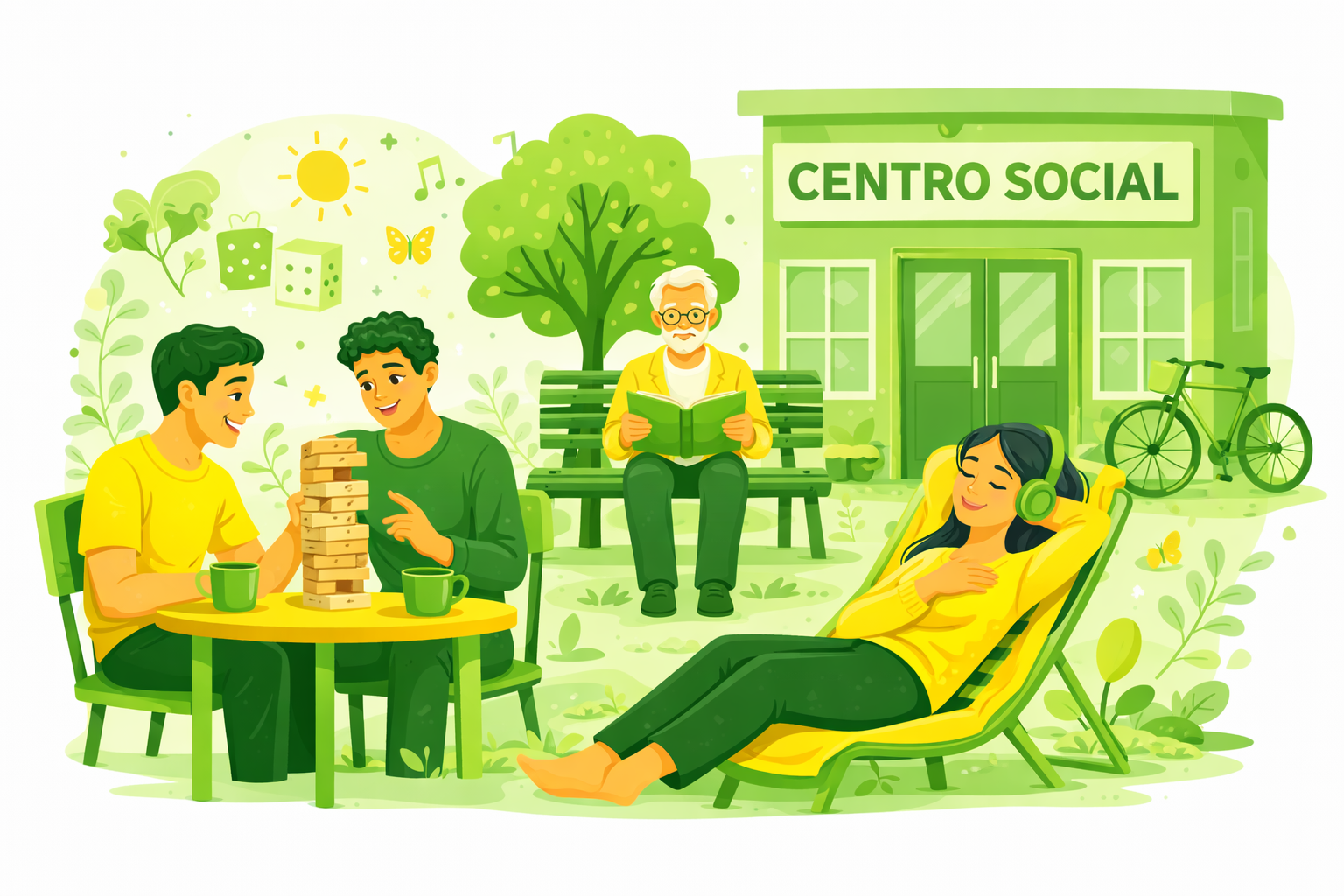 Centros sociales, ocio y respiro